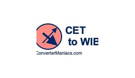4 pm central european time|CET to WIB Converter .